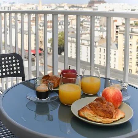 Eiffel Tower Magical View Fabulous 1 Br *